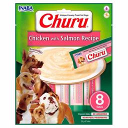 Inaba Churu Chicken & Salmon Recipe Creme Godbidder 20g x 8 tuber